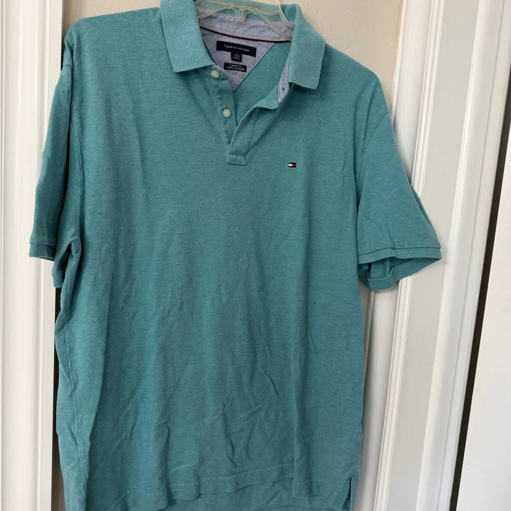 Tommy Hilfiger Men’s Polo Pack - Peach & Teal Set